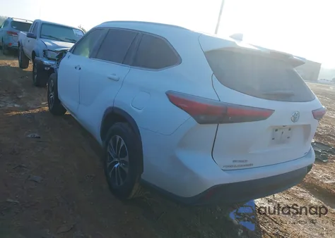 2021 Toyota Highlander Xle из США, поврежденный, VIN 5TDHZRAH2MS528711